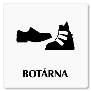 Botárna, 80x80mm, bílá, Nevada